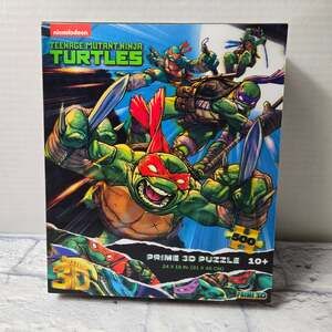 TMNT Teenage Mutant Ninja Turtles Nickelodeon 3D Puzzle 500 pc complete
